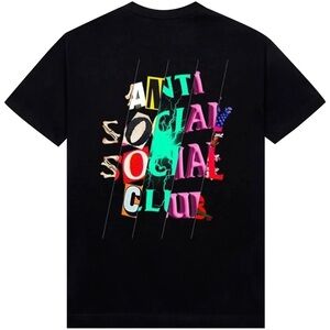 Anti Social Social Club - Radness Tee, Black, Size S and M, NWT!